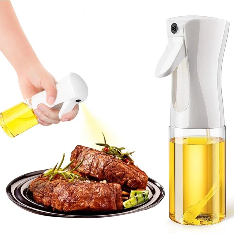 Kitchen Oil Spray Bottle Plastics Olive Acid Sprayer for BBQ Baking Oil Dispenser Nebulizer Accessories BBQ Kitchenware