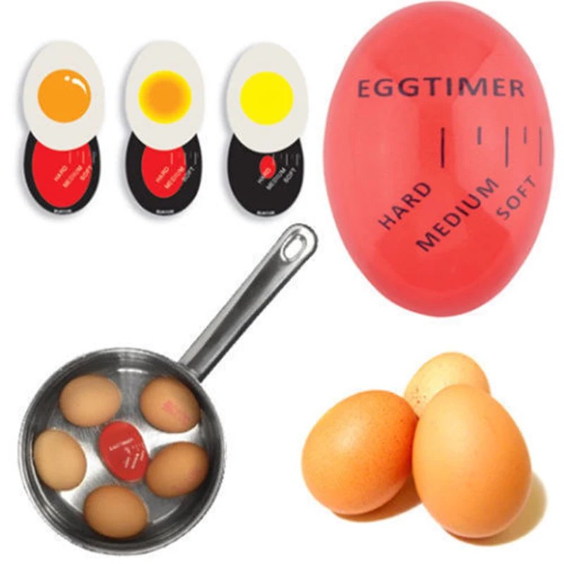 Egg Boil Timer Indicator Half Boil Shows Egg Doneness Mini Egg Boiler Brand New High Quality Kitchen Gadgets Practical