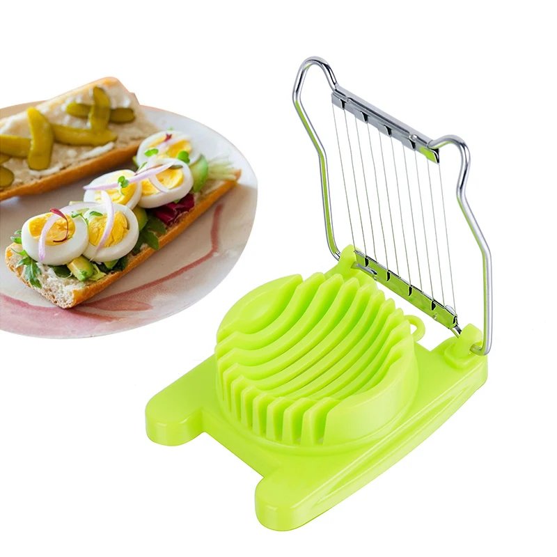 Kitchen Accessories Egg Slicer Chopper Stainless Steel Fruit Salad Cutter Egg Tools Manual Food Processors Kitchen Gadget ALI426