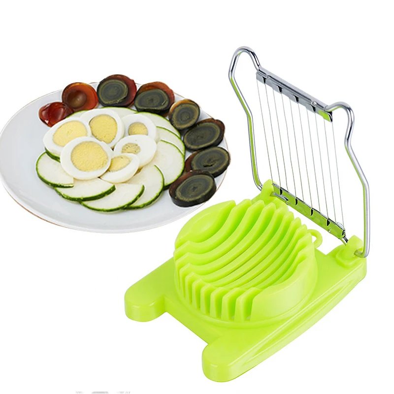 Kitchen Accessories Egg Slicer Chopper Stainless Steel Fruit Salad Cutter Egg Tools Manual Food Processors Kitchen Gadget ALI426