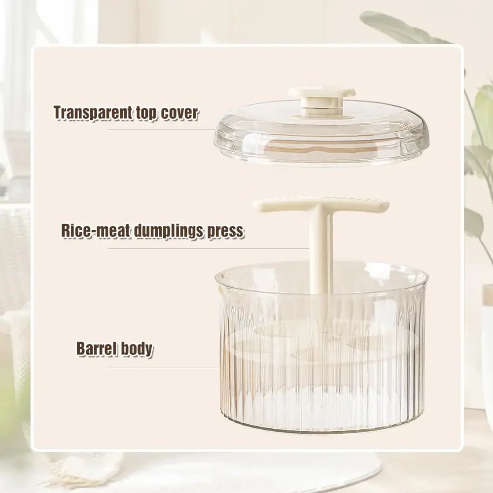 Translucent Meatball Maker Kitchen Meat Meatballs Press Mold Minced Meat Storage Container Household Fried Meatball Making Tool