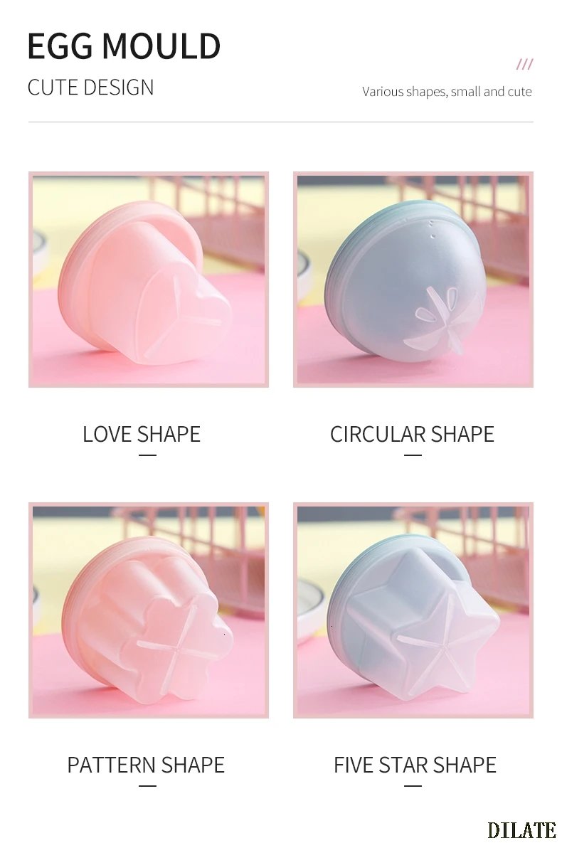 Silicone Egg Cup Mini Egg Boiler Silicone Steam Egg Cup Kitchen Baking Accessories Molds Boiled Separator