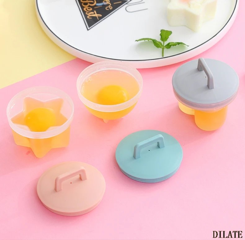 Silicone Egg Cup Mini Egg Boiler Silicone Steam Egg Cup Kitchen Baking Accessories Molds Boiled Separator