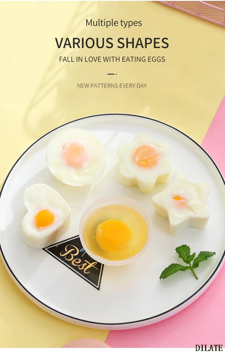 Silicone Egg Cup Mini Egg Boiler Silicone Steam Egg Cup Kitchen Baking Accessories Molds Boiled Separator