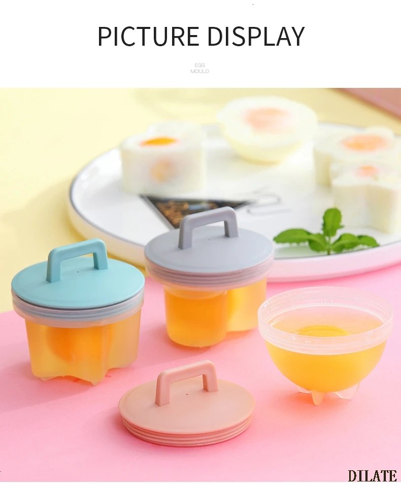 Silicone Egg Cup Mini Egg Boiler Silicone Steam Egg Cup Kitchen Baking Accessories Molds Boiled Separator