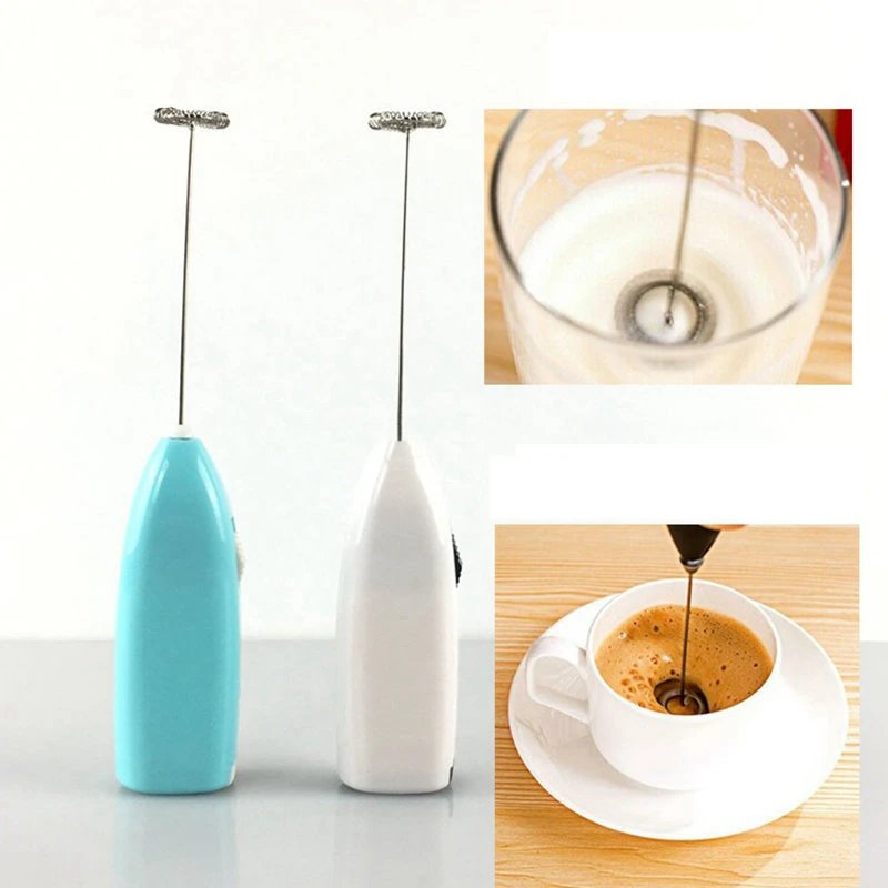 1 Peice Egg Beater Electric Handheld Rotary Egg Whisk Coffee Frothing Wand Milk Cappuccino Frother Mixer Portable Kitchen Tools