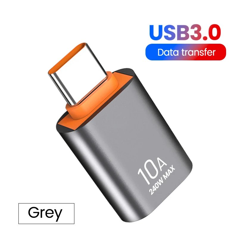 Type C to USB-Grey