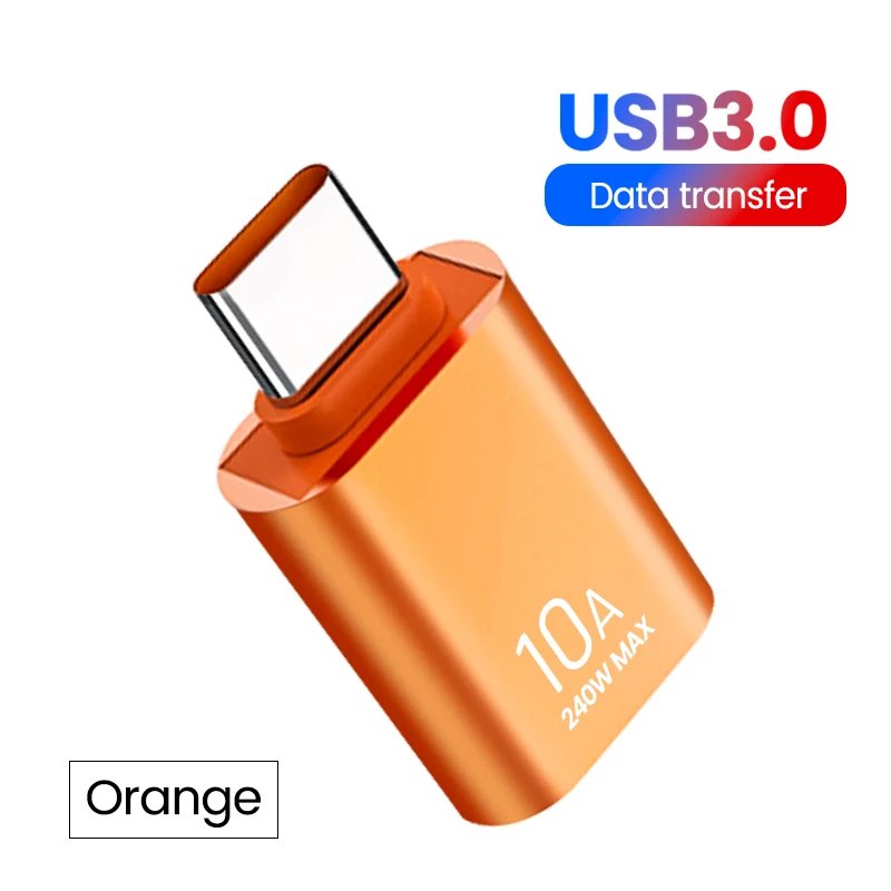 Type C to USB-Orange