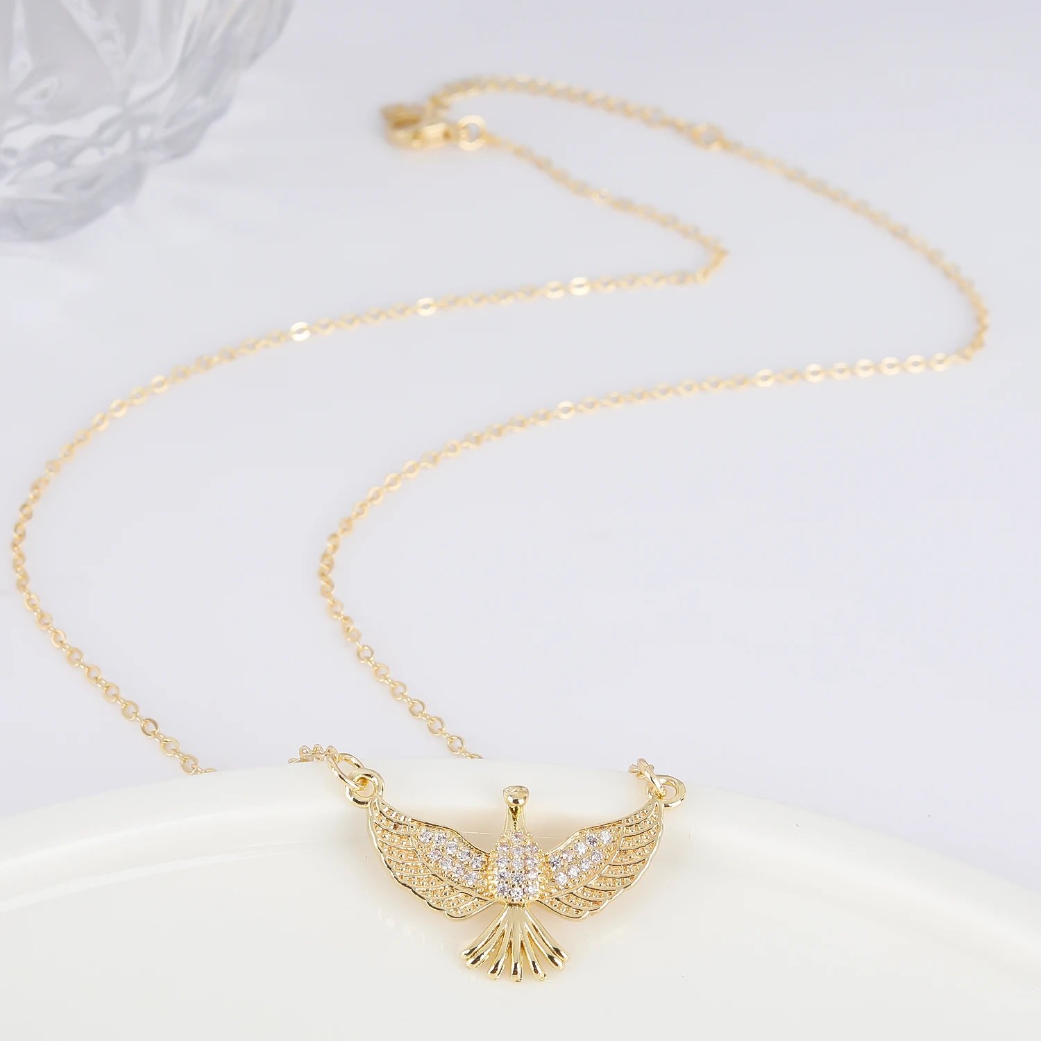 11 Models Swallow Hummingbird Necklaces for Women Fashion Jewelry Gold Color Chain Birds Animal Pendant Collares Joyeria Mujer