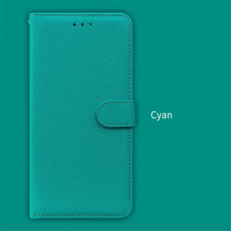 Solid Color Classic Phone Case Leather For Samsung Galaxy