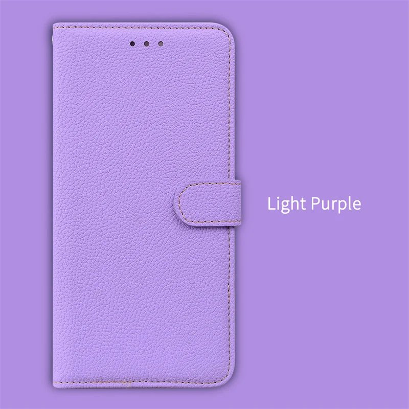 Solid Color Classic Phone Case Leather For Samsung Galaxy