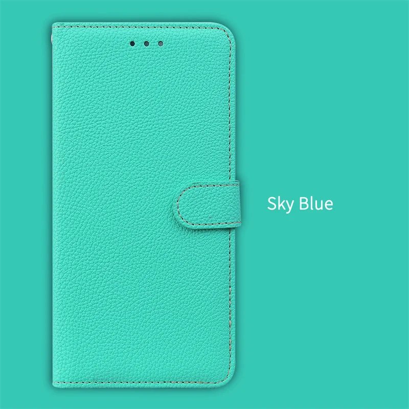 Solid Color Classic Phone Case Leather For Samsung Galaxy