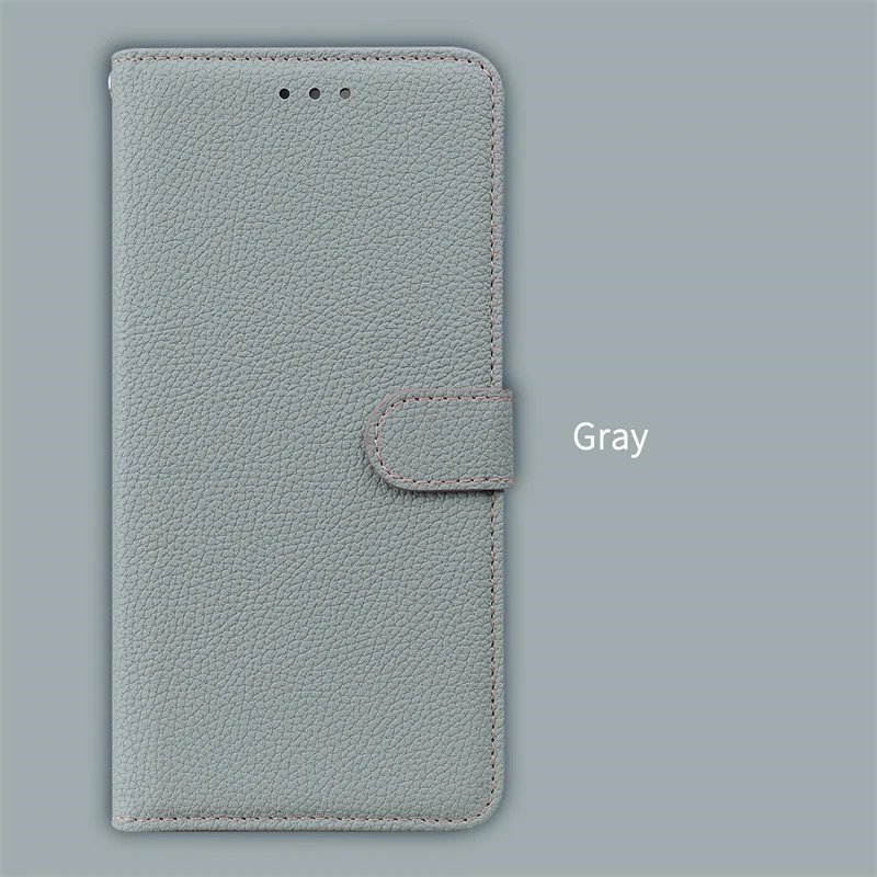 Solid Color Classic Phone Case Leather For Samsung Galaxy