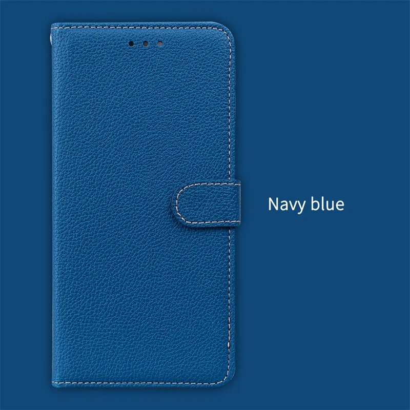 Solid Color Classic Phone Case Leather For Samsung Galaxy