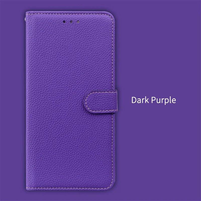 Solid Color Classic Phone Case Leather For Samsung Galaxy