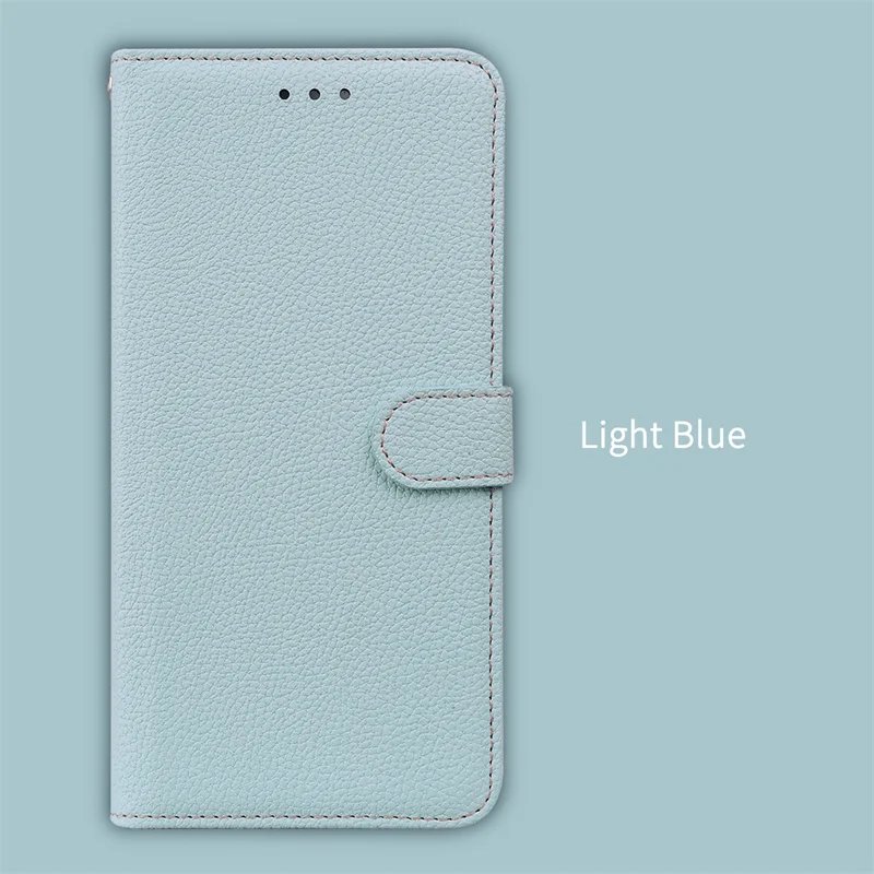 Solid Color Classic Phone Case Leather For Samsung Galaxy